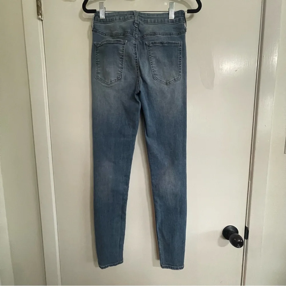 SO High Rise Jegging Blue Skinny Jeans Classic Denim Size 3 - Picture 4 of 8